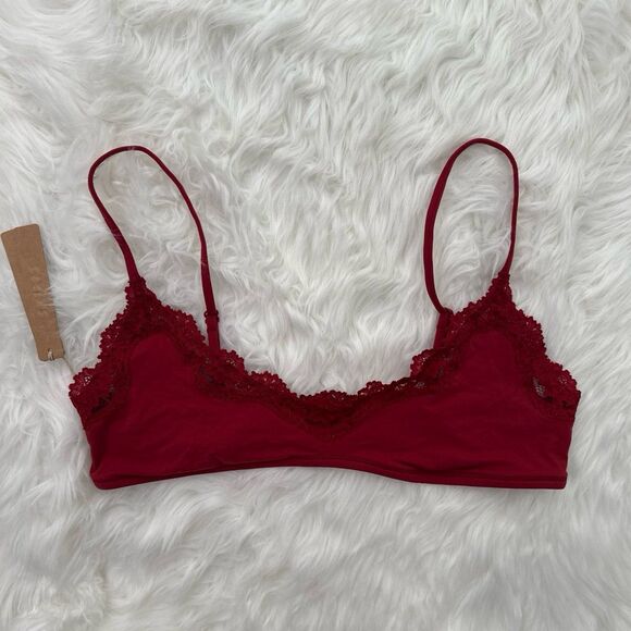 SKIMS Other - Skim Fits Everybody Lace Scoop Bralette Brick Size Large